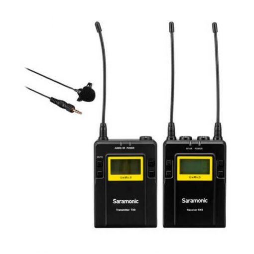 Saramonic UWMIC9 RX9+TX9 Microfone Sem Fio Lavalier