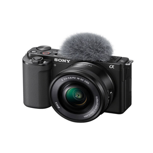 Câmera Sony ZV-E10 Mirrorless com lente 16-50 mm
